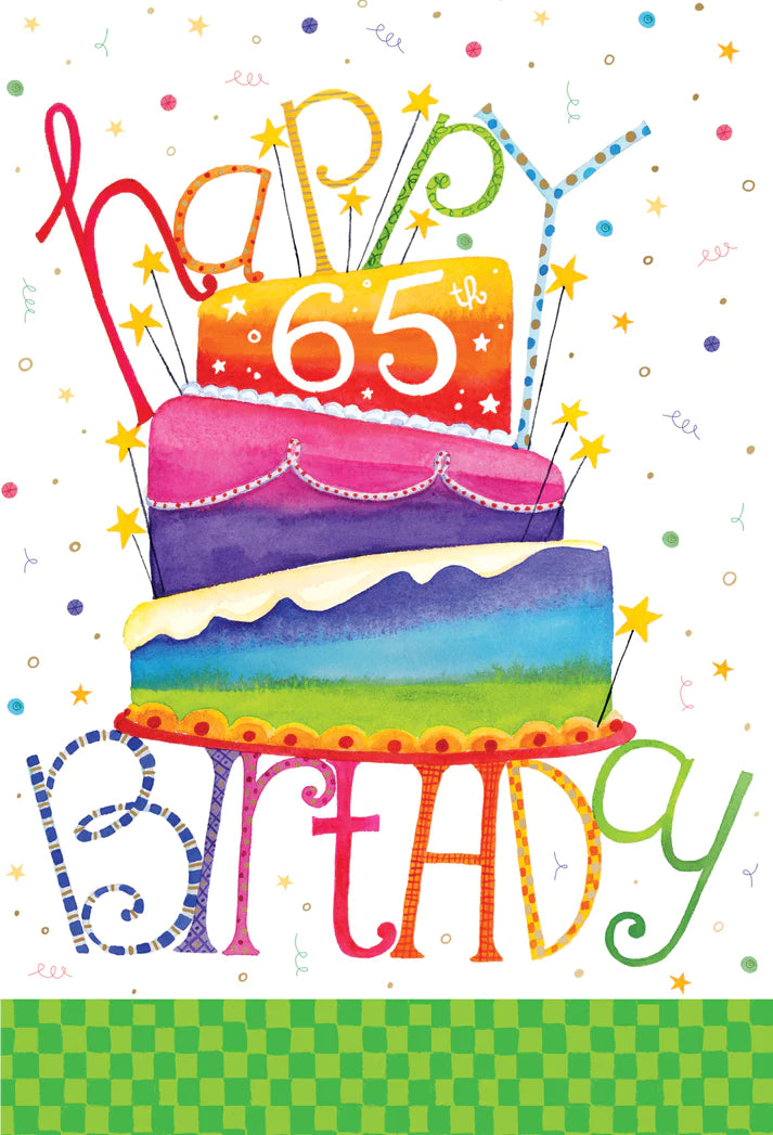 65th Birthday Card