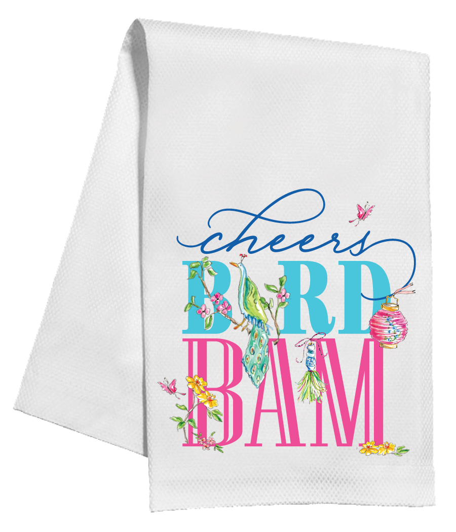 Kitchen Towel - Cheers Bird Bam Mahjong