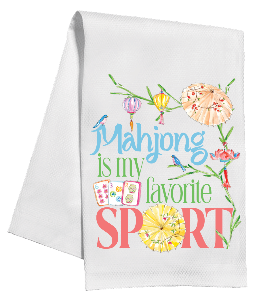Kitchen Towel - Mahjong is My Favorite Sport