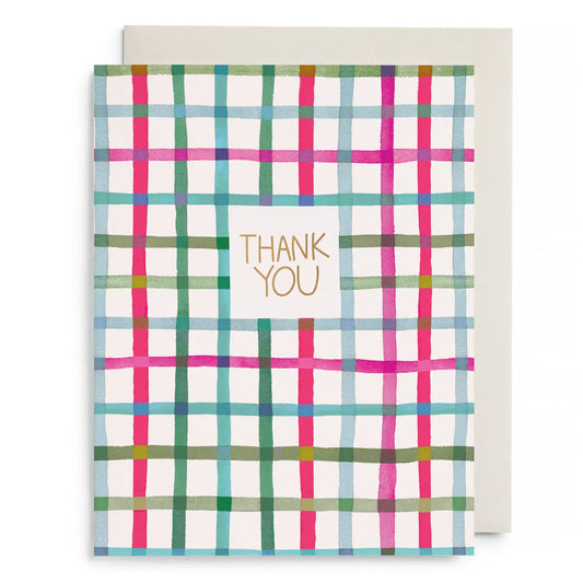 Boxed Cards - Happy Plaid Thank You