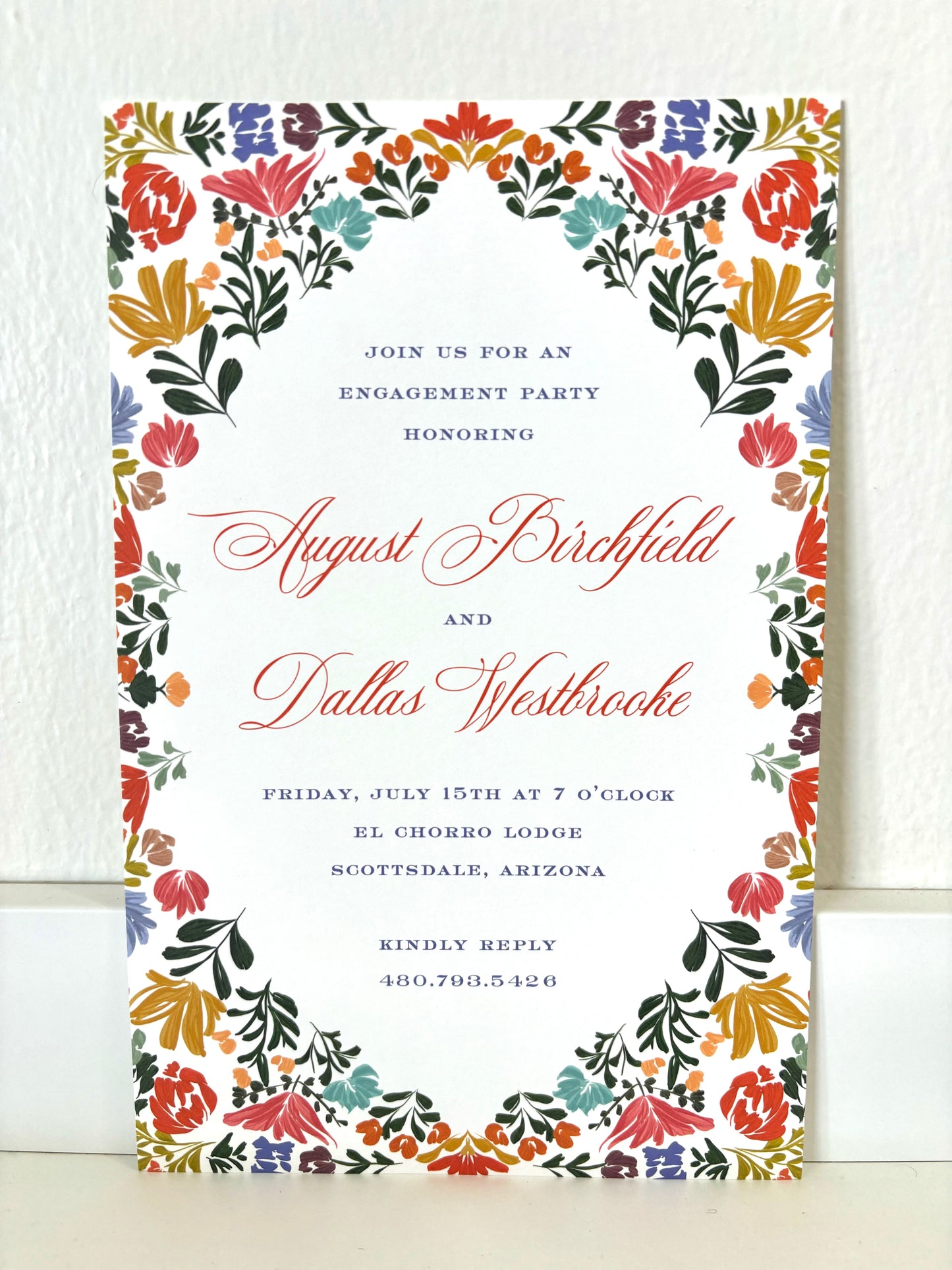 Temps de Flors Invitation - 10 CT
