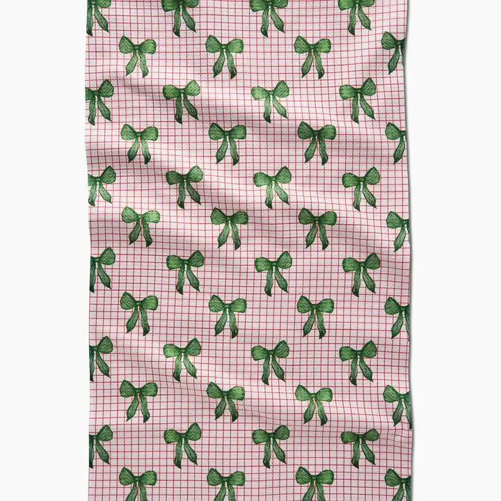 Ribbon and Cheer Tea Towel
