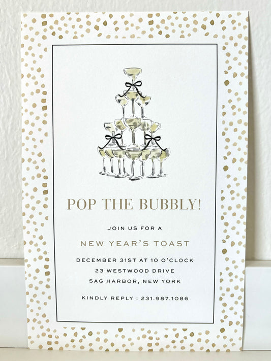 New Year Spirits Invitation - 10 CT