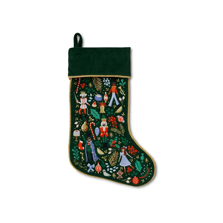 Embroidered Stocking - Nutcracker
