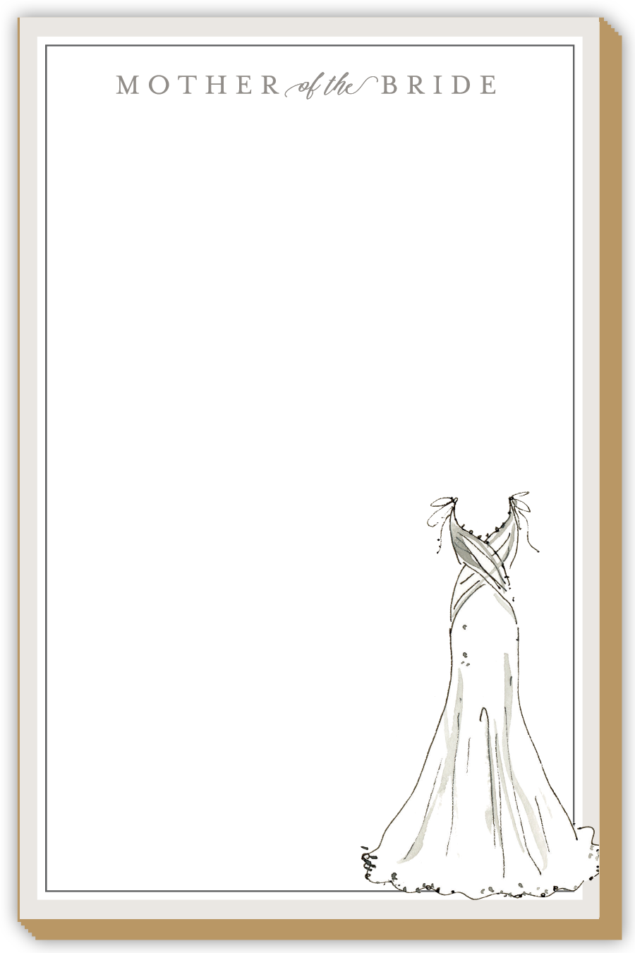 Large Notepad - Mother of the Bride
