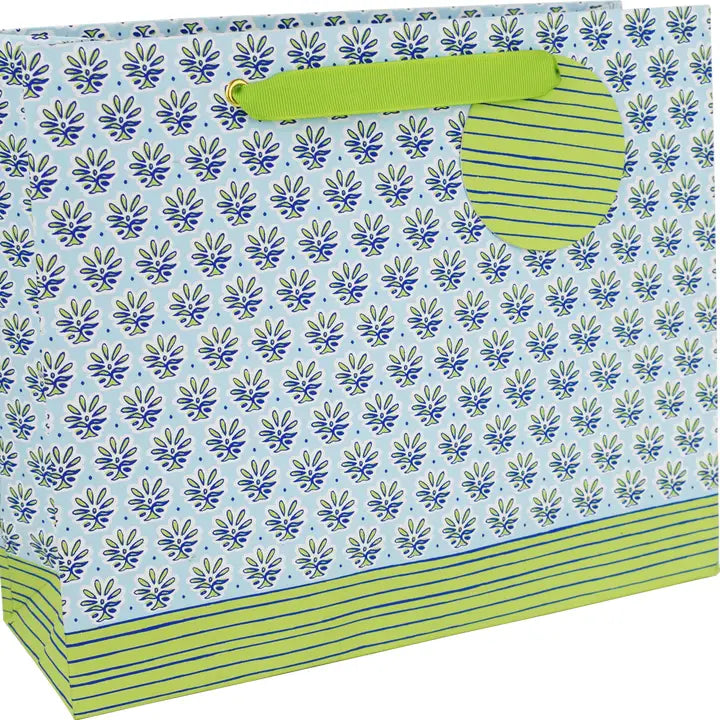 Large Gift Bag - Indian Block