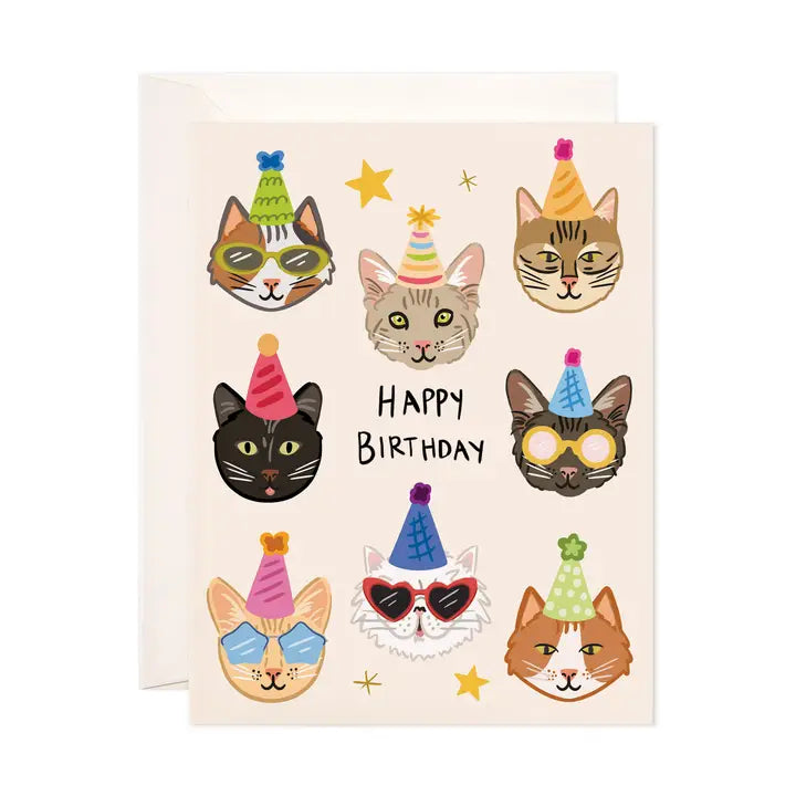 Birthday Cats Birthday Card