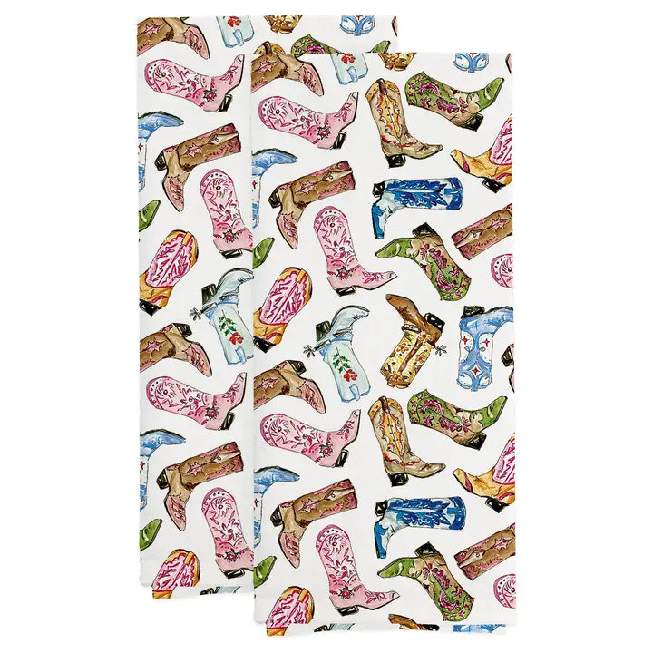 Tea Towels - Boot Scootin Western
