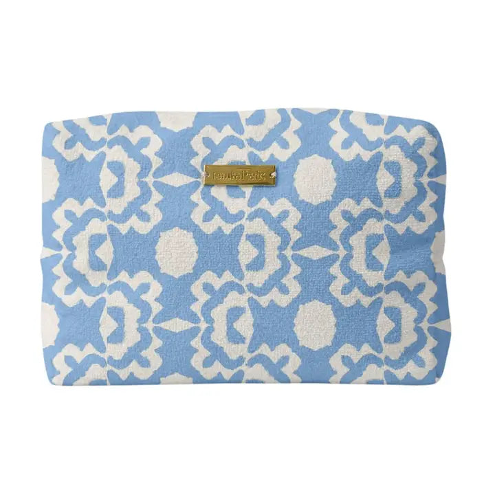 Terry Beach Pouch - Aspen Chambray