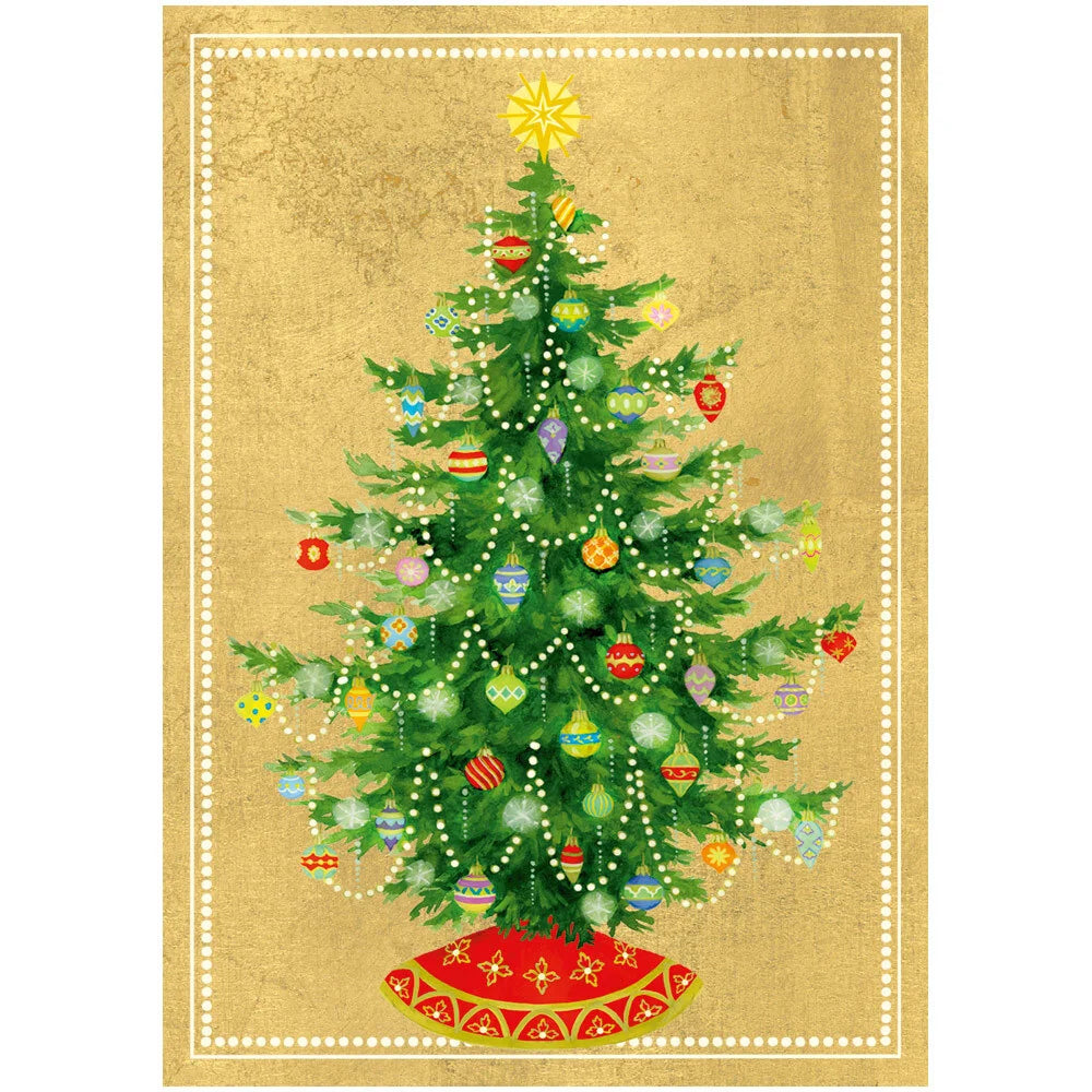 Boxed Christmas Cards - Shining Christmas Tree