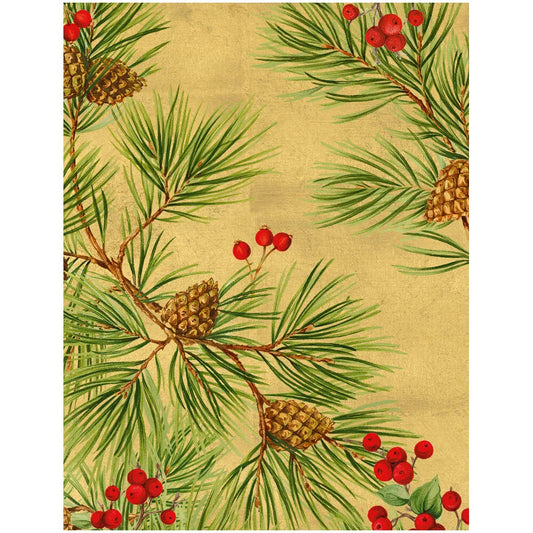 Boxed Christmas Cards - Evergreen and Berries