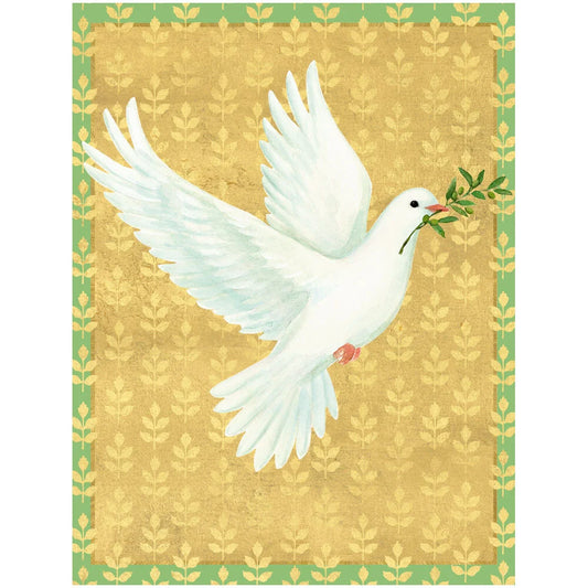 Boxed Christmas Cards - Golden Peace Dove