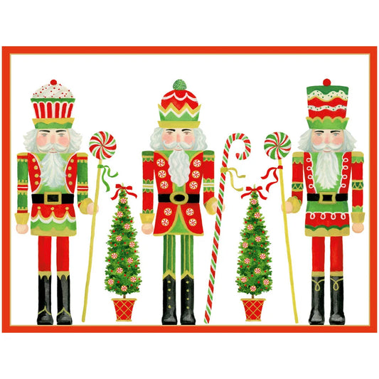 Boxed Christmas Cards - Row of Nutcrackers