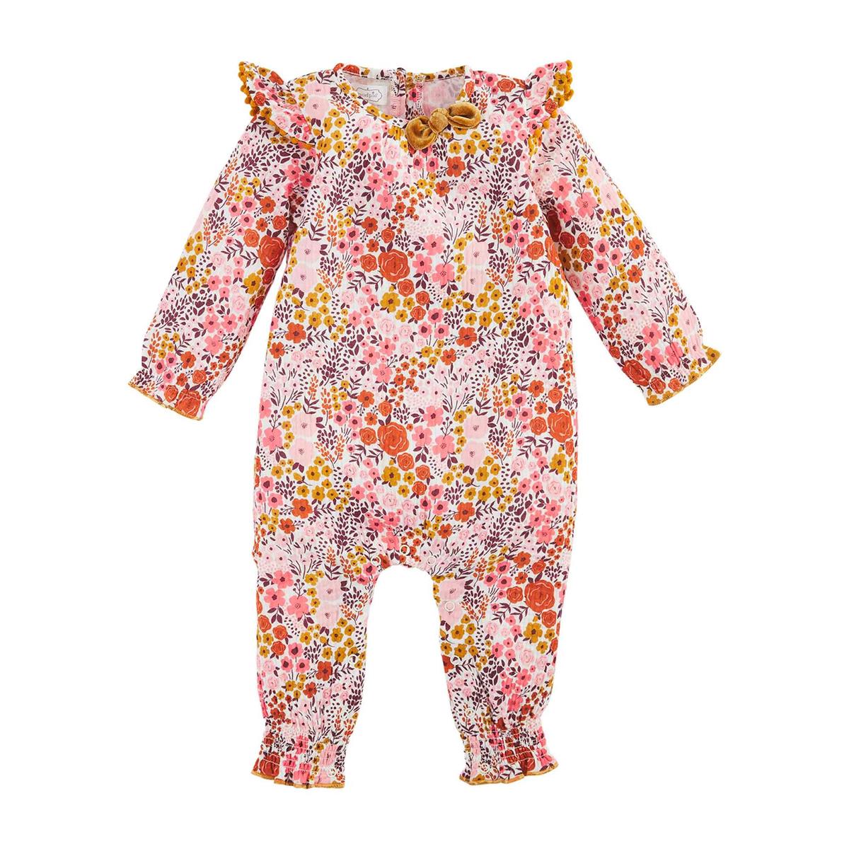 Fall Floral One-Piece | 9M