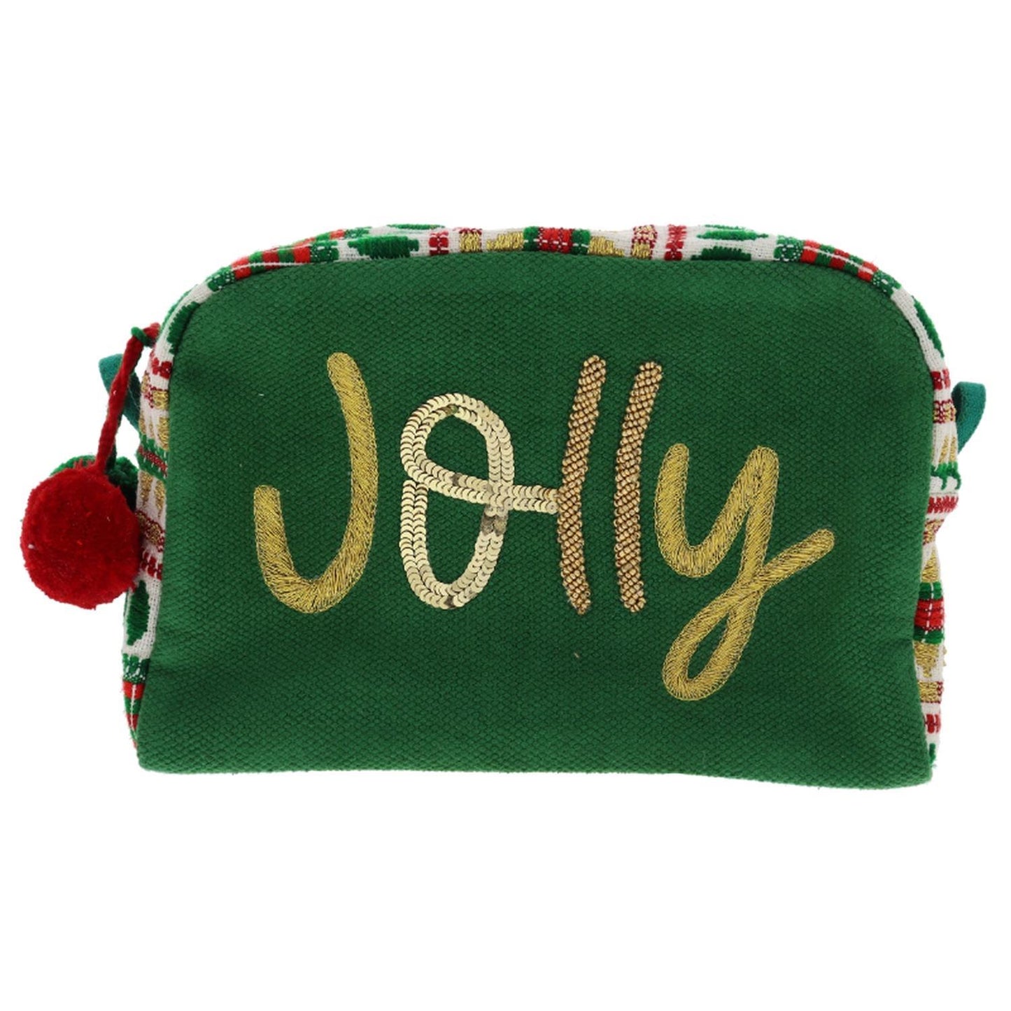 Holly Jolly Multi-Purpose Zipper Pouch