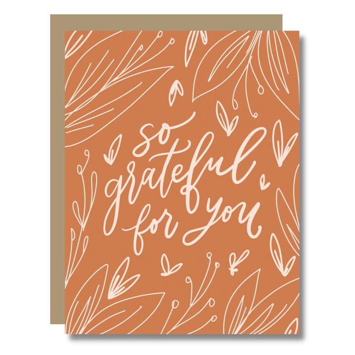 So Grateful For You Card