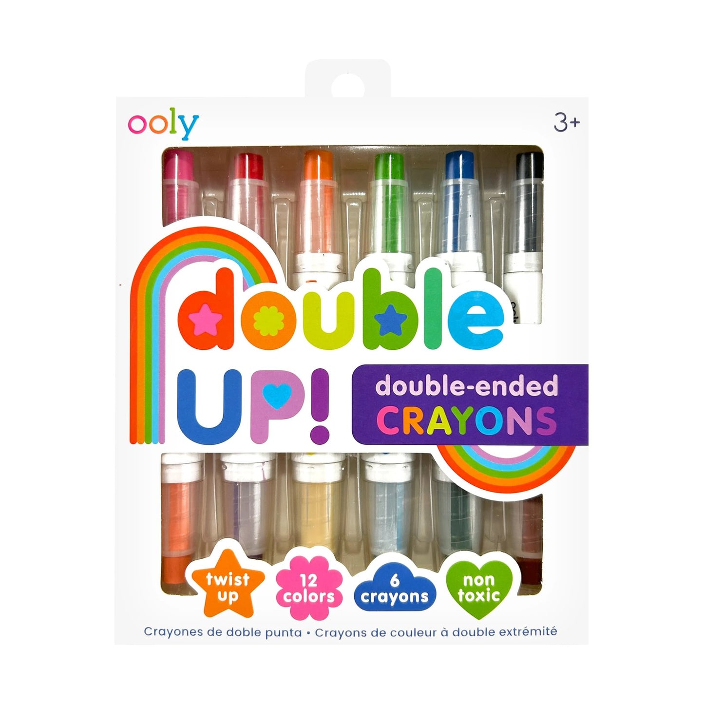 Double Up! Double-Ended Crayon - Set of 6