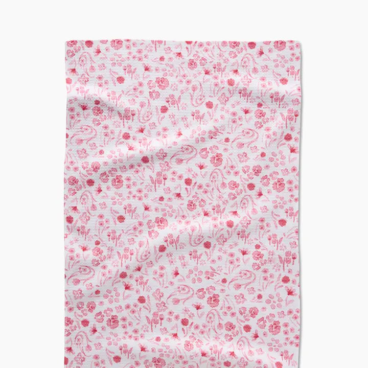 Water Floral Tea Towel