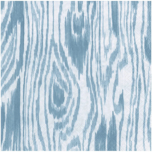 Woodgrain Stone Blue  Dinner Napkin