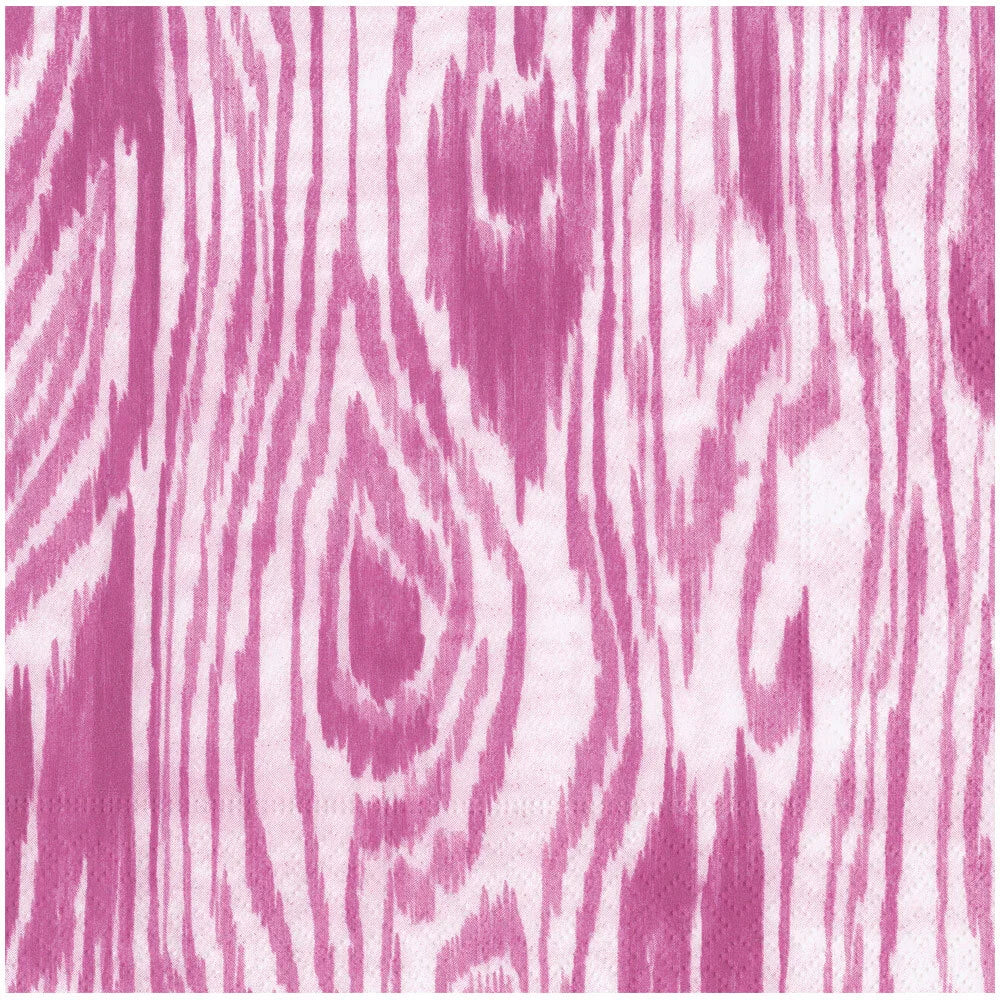 Woodgrain Fuchsia Dinner Napkin