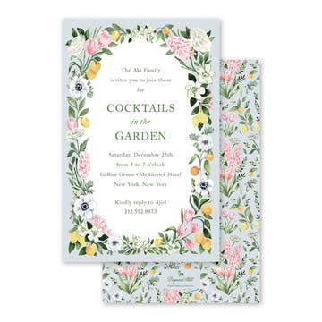 Joie des Fleurs Invitation - 10 CT