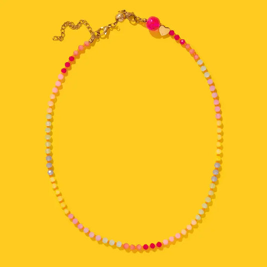 Beaded Necklace - Multi-Colored - Riley