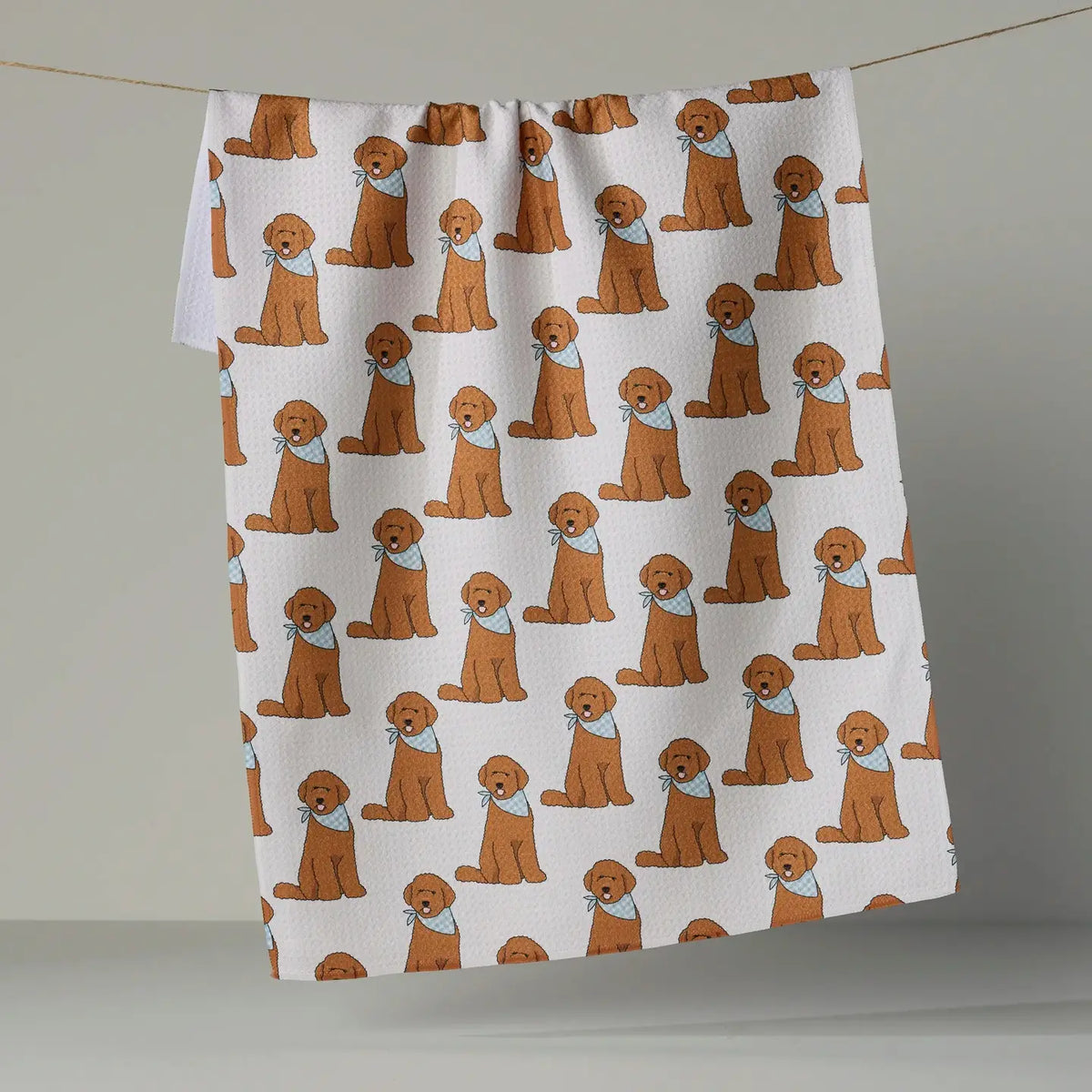 Doodle Days Tea Towel - Vanilla