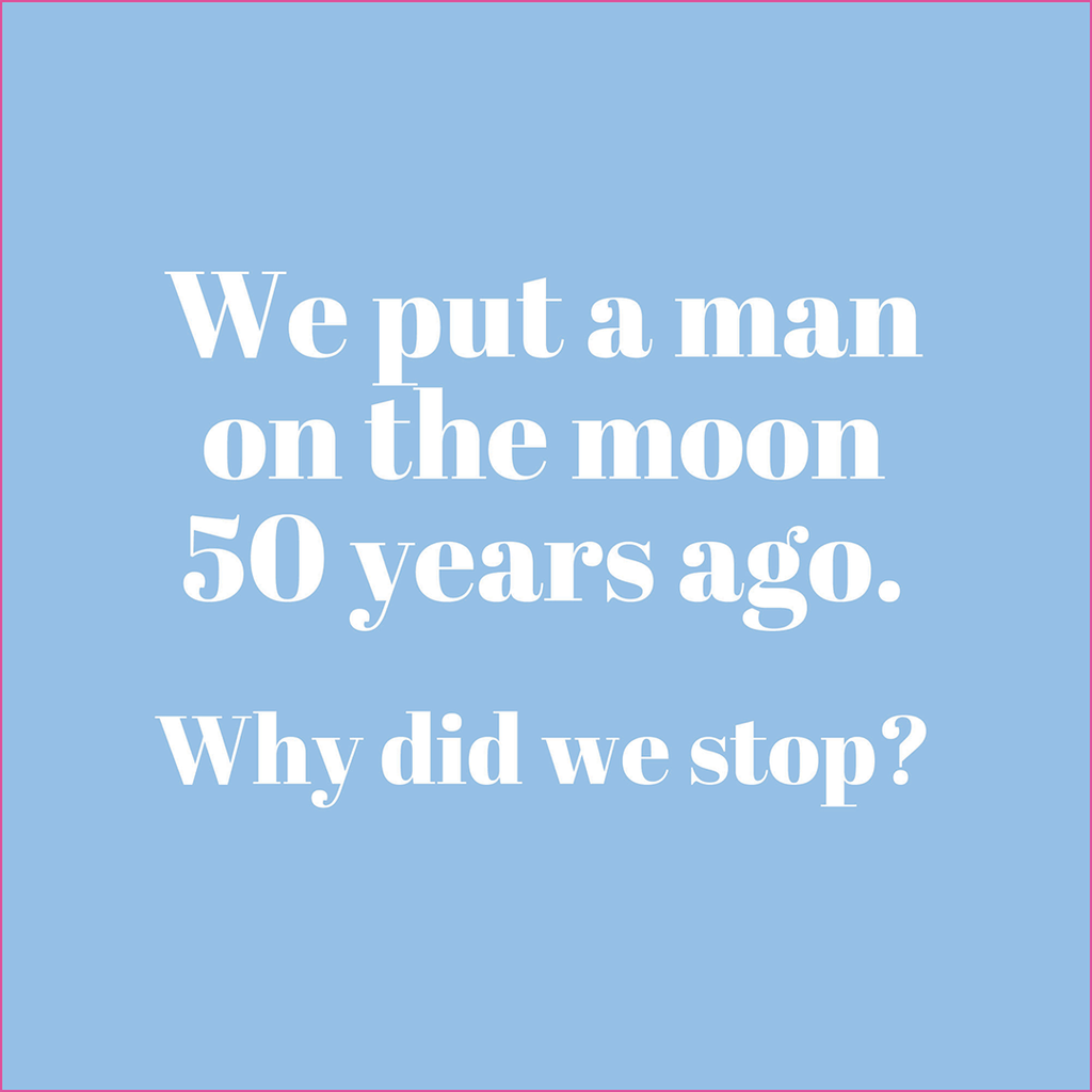 Cocktail Napkins - We put a man on the moon...