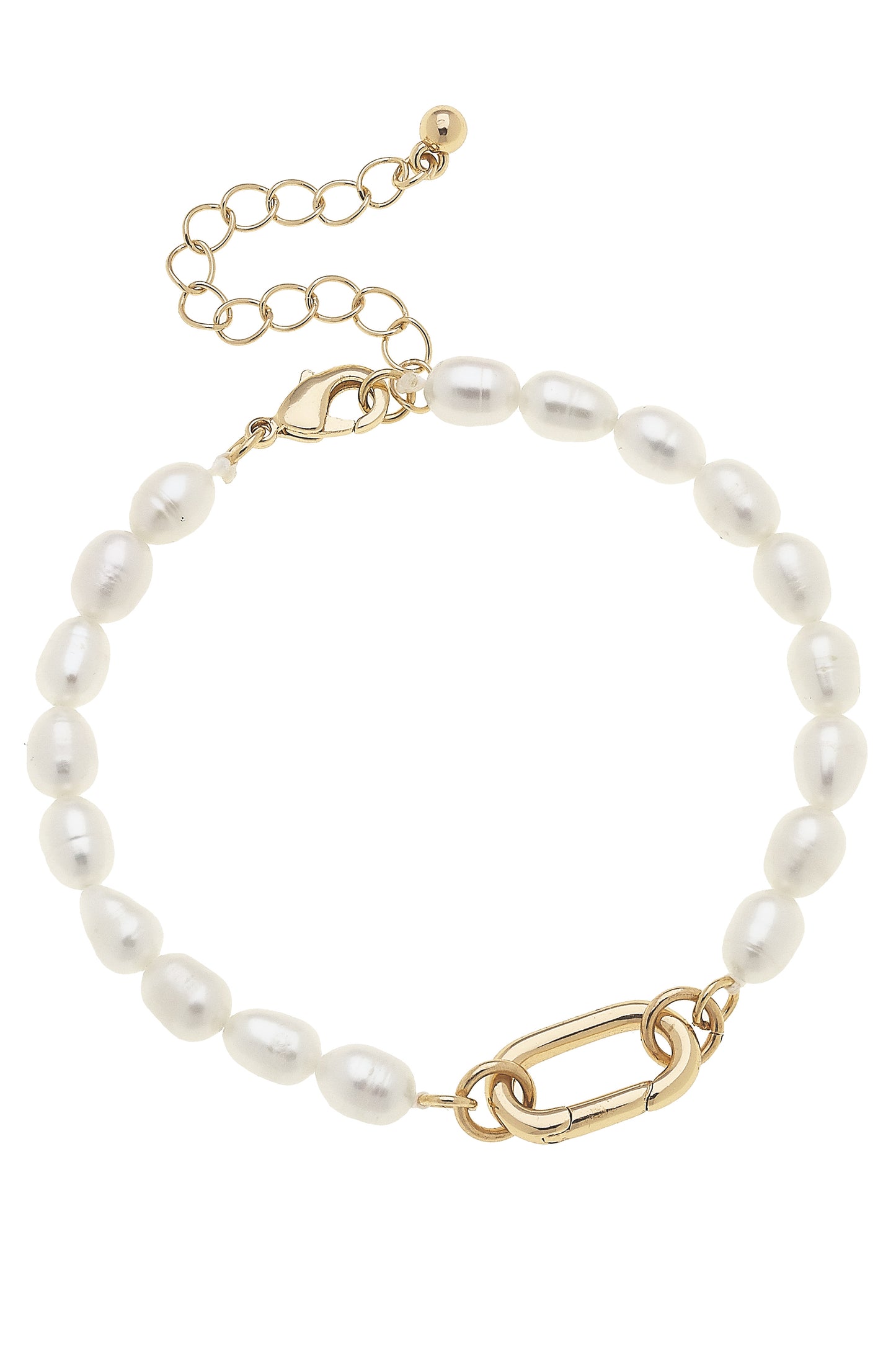 Charm Bracelet Base - Pearl/Ivory