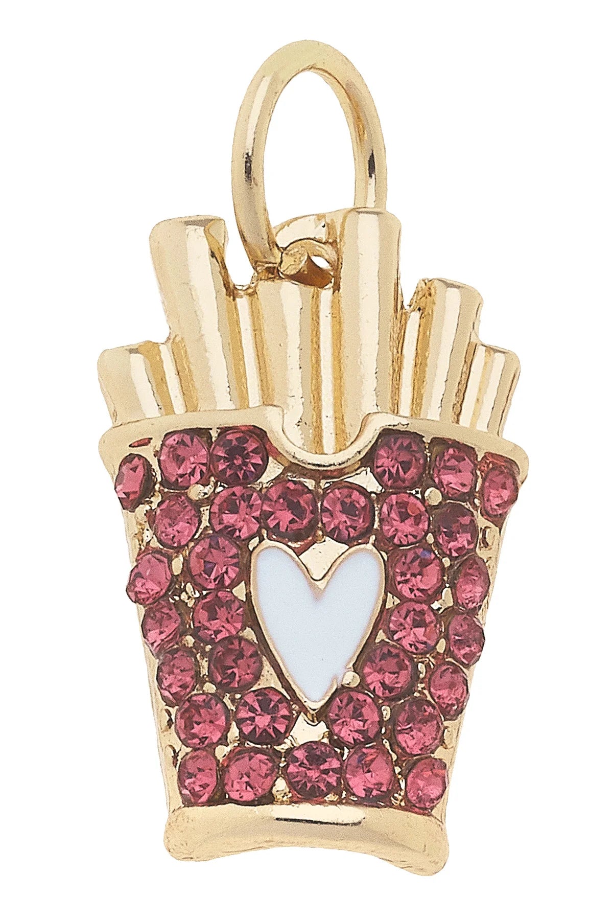 Charm - Pave French Fries - Pink