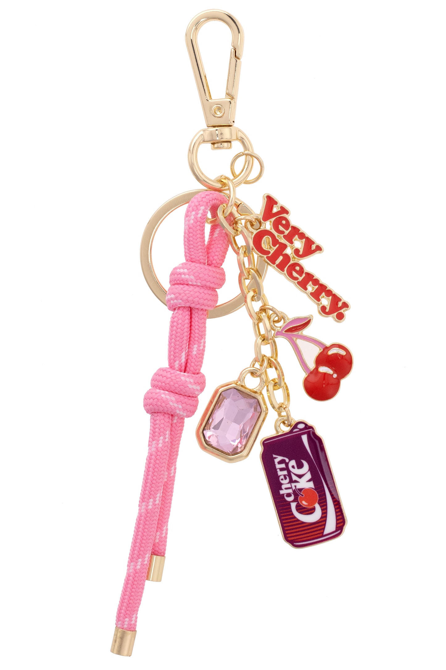 Cluster Bag Charm - Cherry Coke