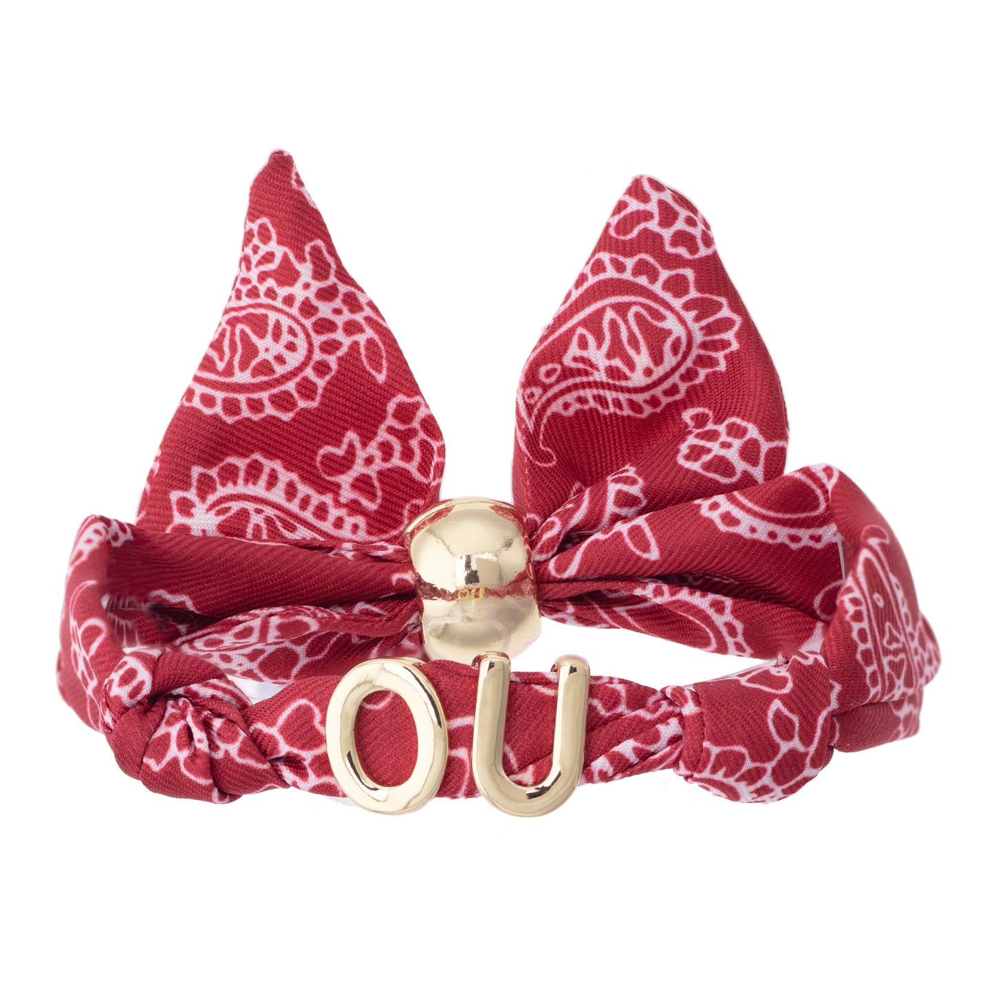 Bandana Slider Bracelet - Oklahoma Sooners