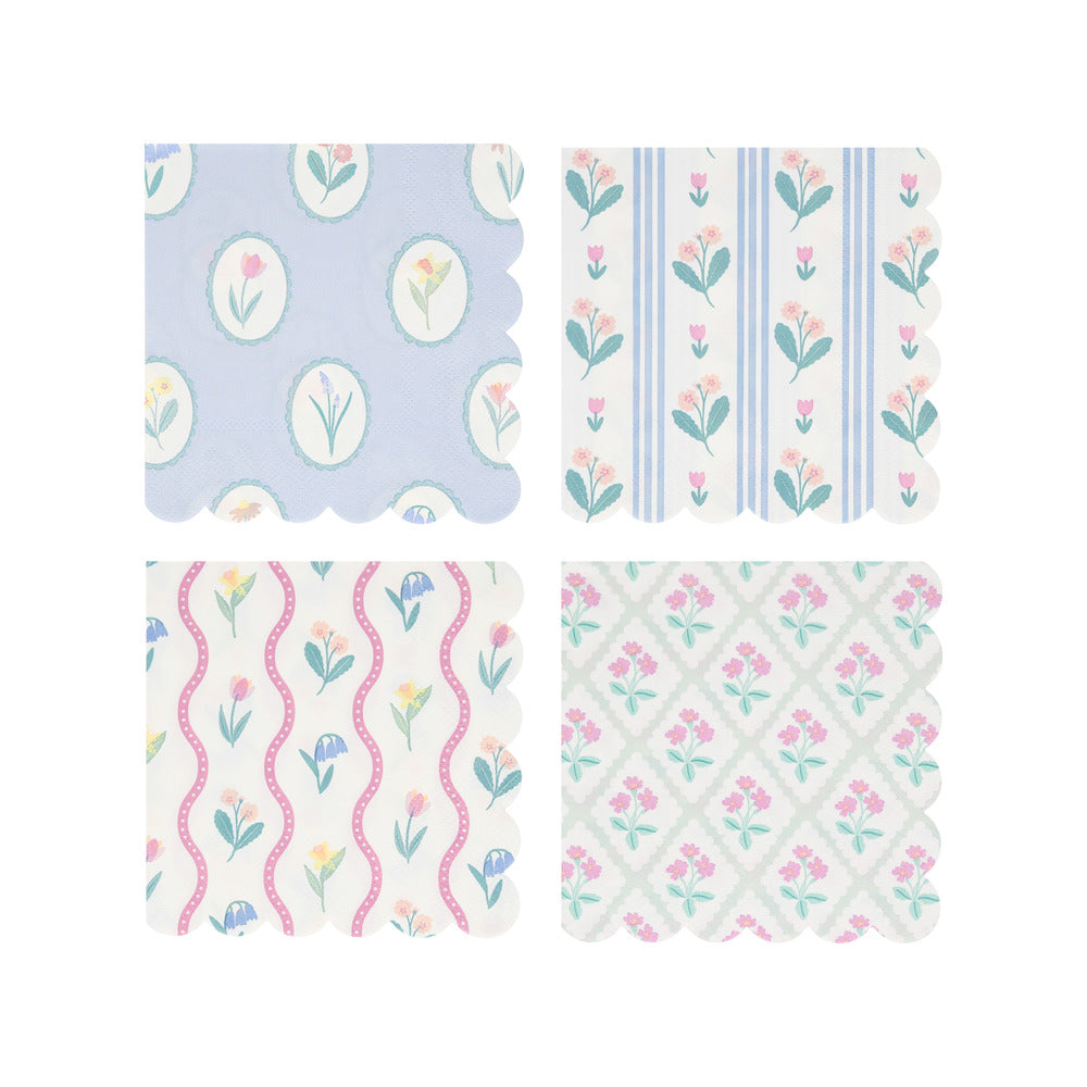 Small Napkins - Bloomsbury Floral Pattern