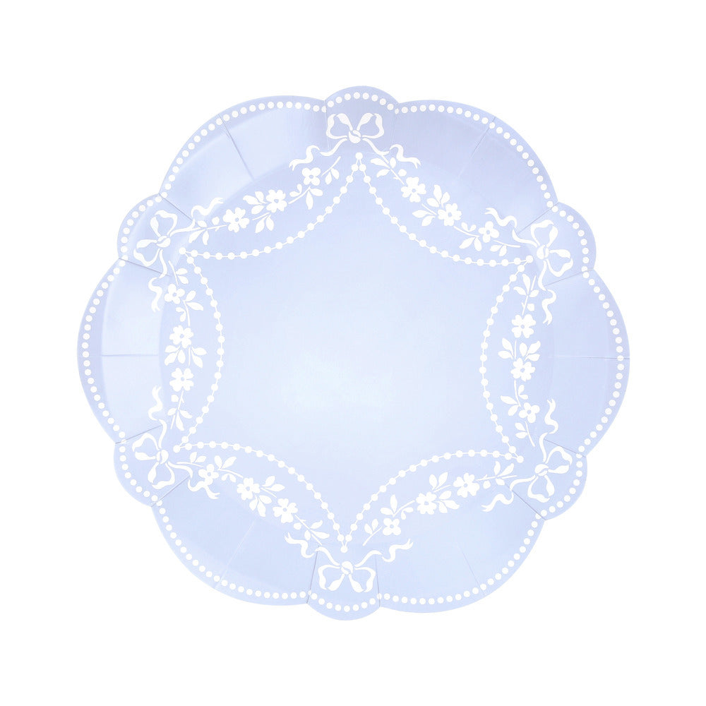 Side Plates - Rococo Blue