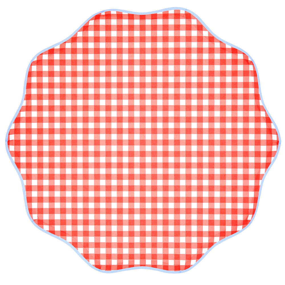 Dinner Plates - Red Gingham