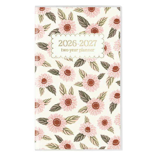2-Year Pocket Planner - Floral