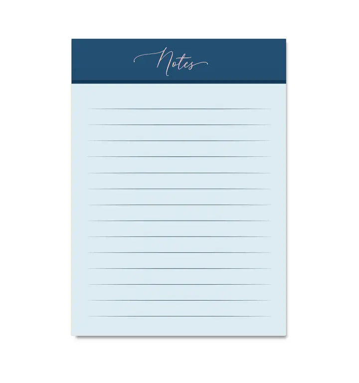 Blue Refined Notepad