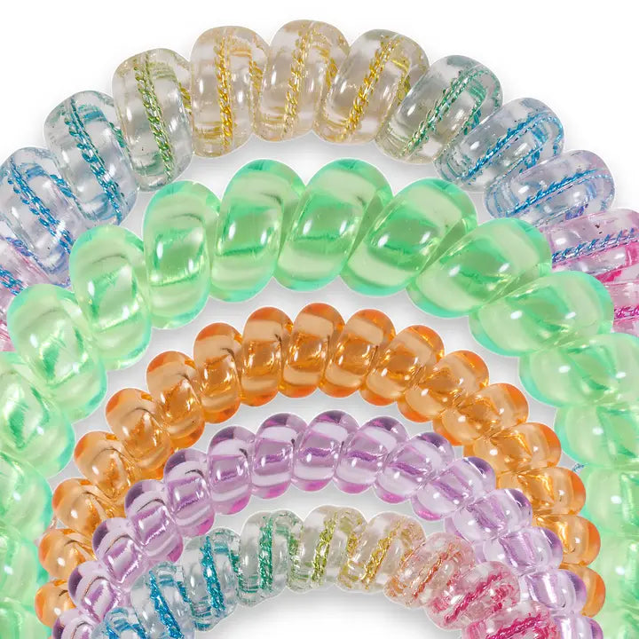Spiral Hair Coils - Technicolor Dreams