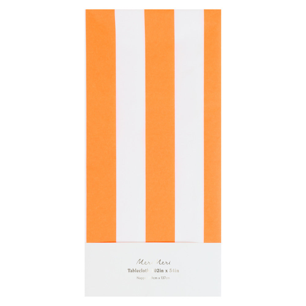Tablecloth - Orange Striped