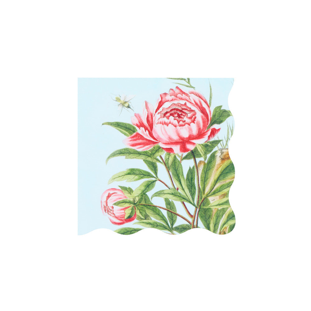 Meri Meri x John Derian Peony Small Napkins