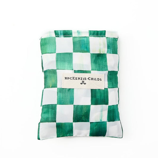 To Go Tote - Emerald Check