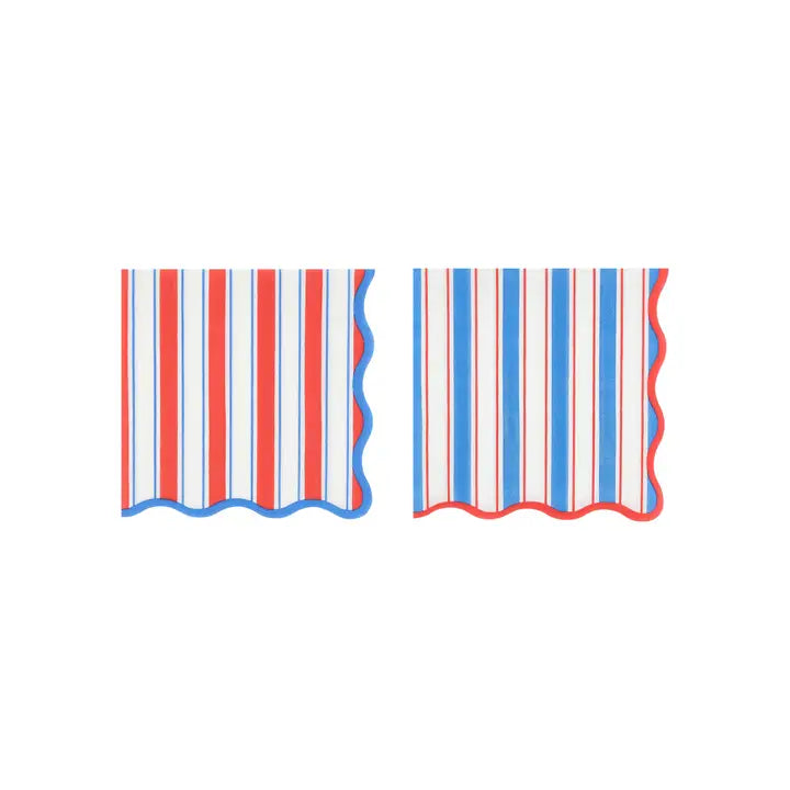 Small Napkins - Nautical Striped