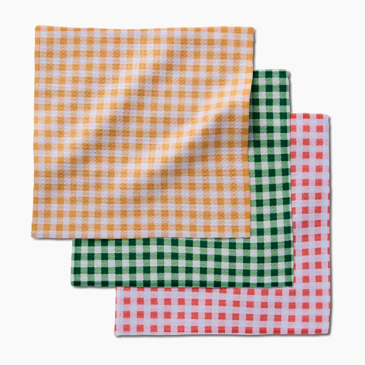 Spring Plaid Dishcloth Set - 3 CT