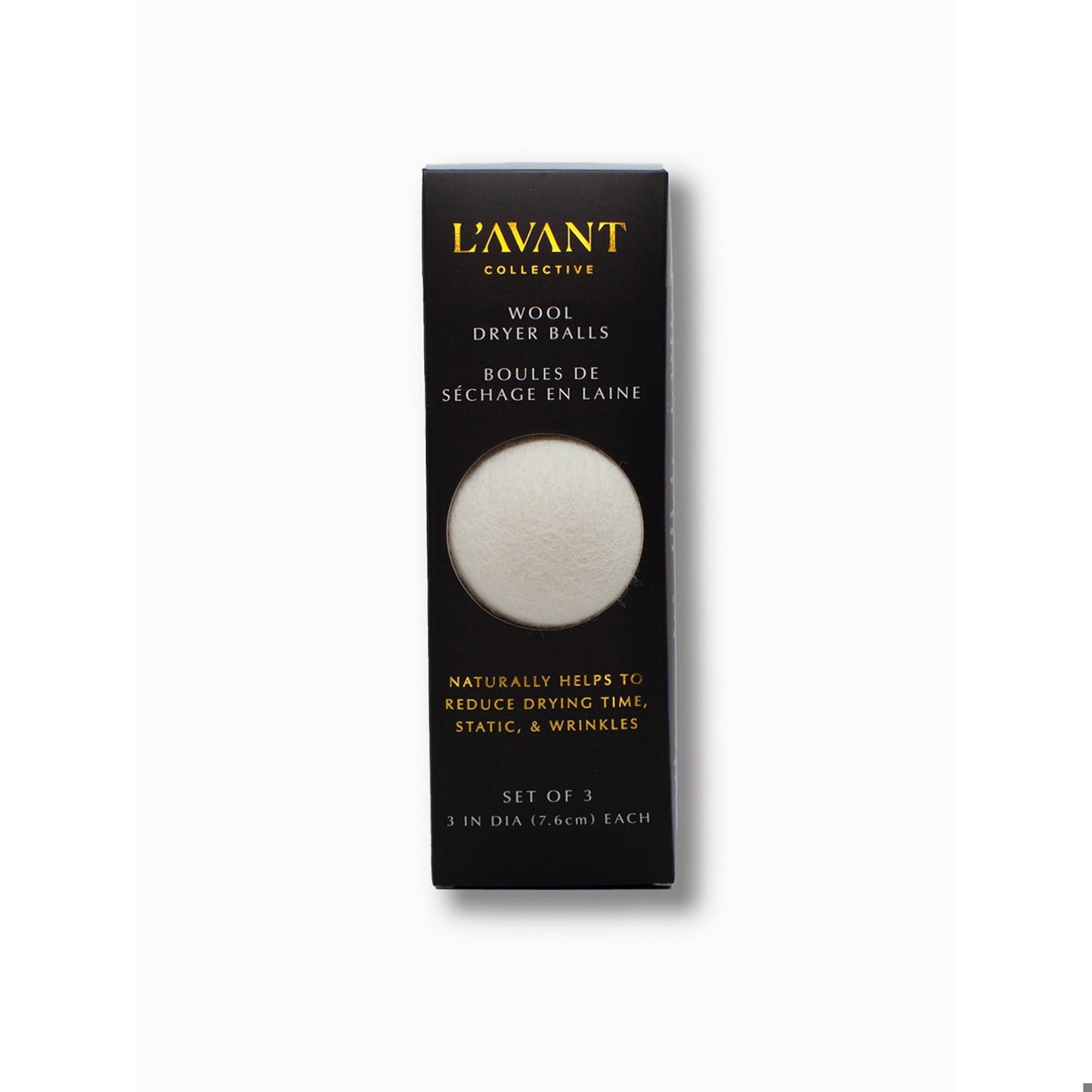 Wool Dryer Balls - Pack of 3
