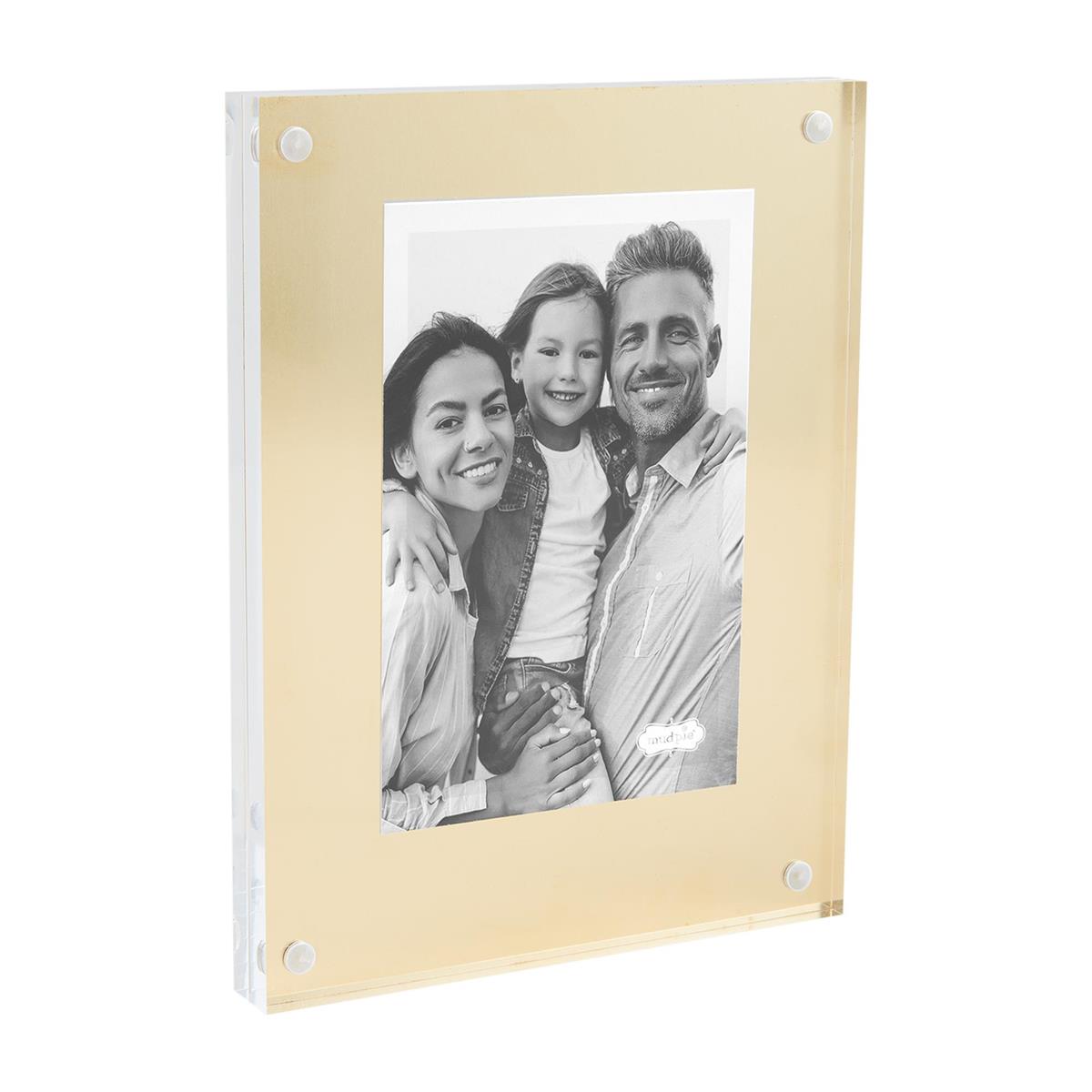 Acrylic Frame - Brass - Large