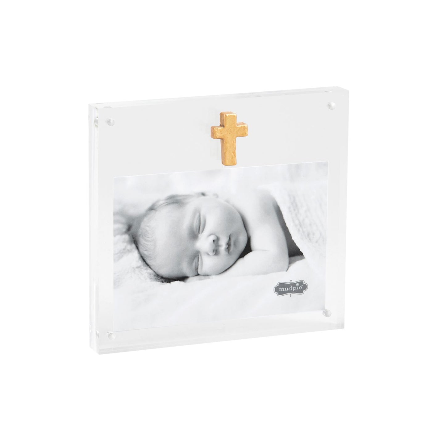 Acrylic Frame - Gold Cross