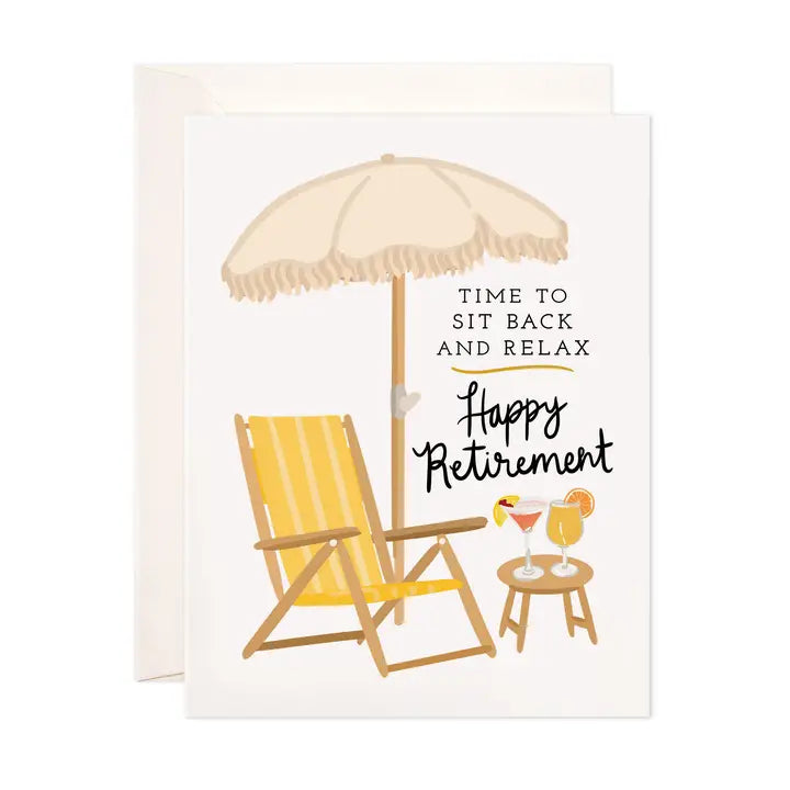 Sit Back and Relax Retirement Greeting Card