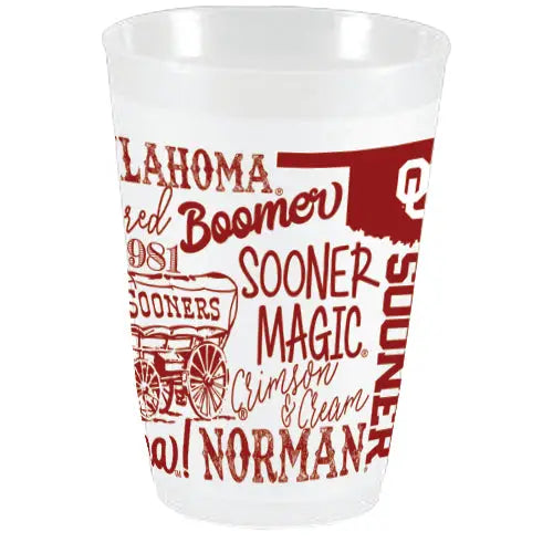 Frost Flex Cups - OU Traditions Wrap - 10 CT