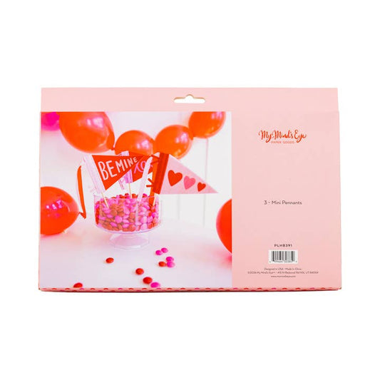 Valentine Mini Felt Pennant Banner Set