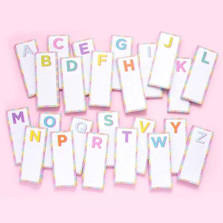 List Pad - Letter - S